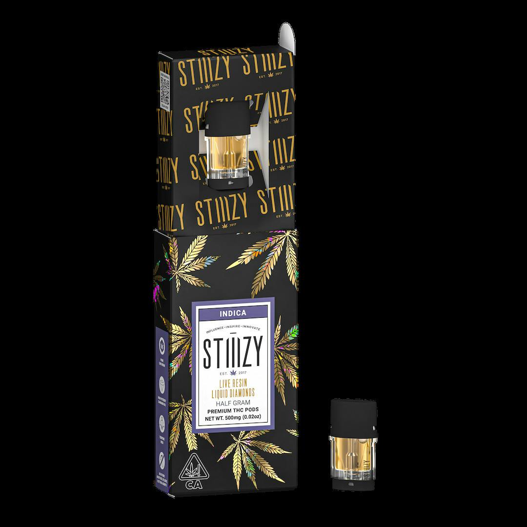 STIIIZY White Widow Liquid Diamonds Live Resin Vape Pod