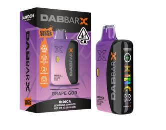 Dab Bar X Grape God (I) Liquid Diamond Disposable Vape