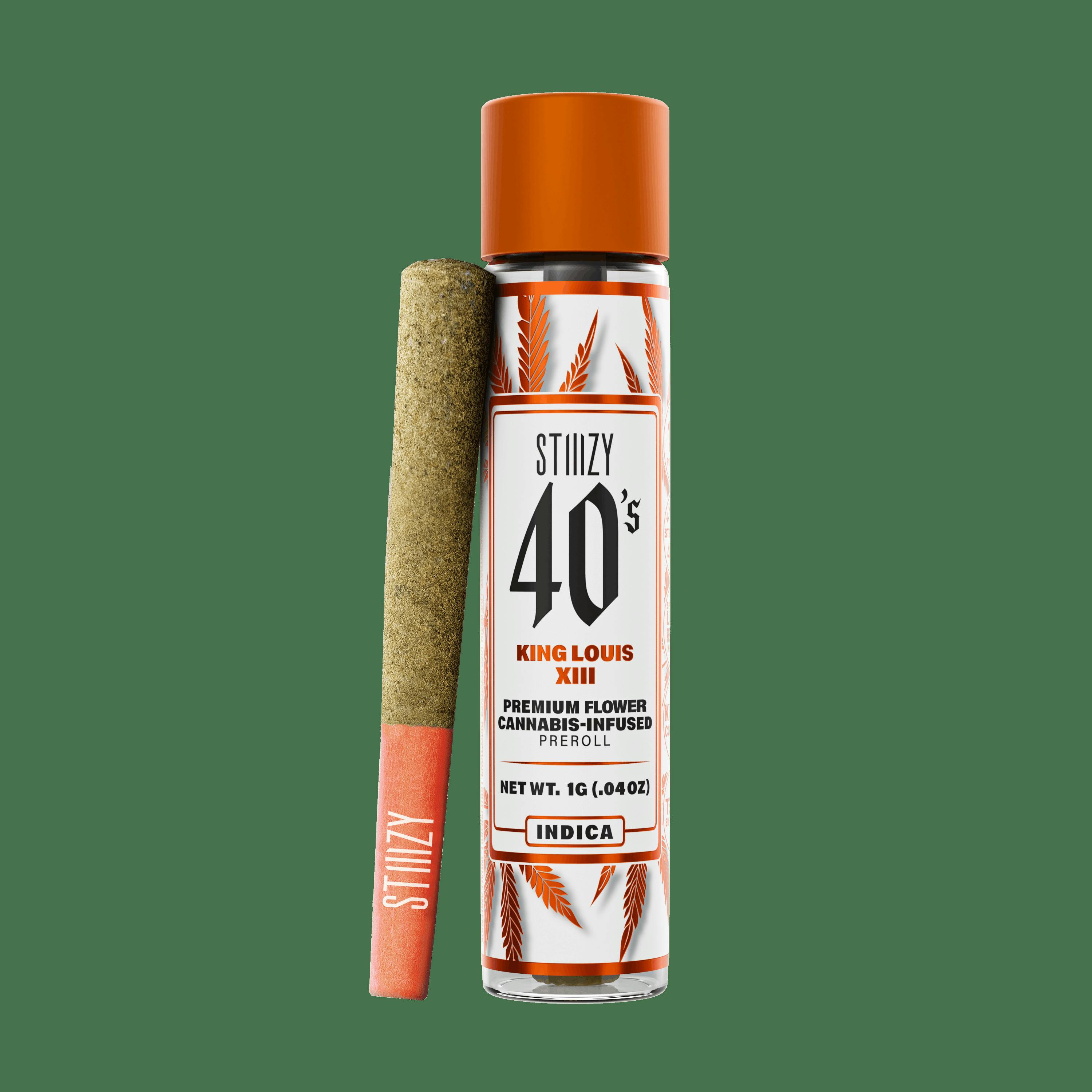 STIIIZY 40's King Louis XIII (I) Infused Pre-Roll