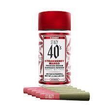 STIIIZY 40's Strawberry Mango (S) Infused Pre-Roll Multipack 0.5g 4pk