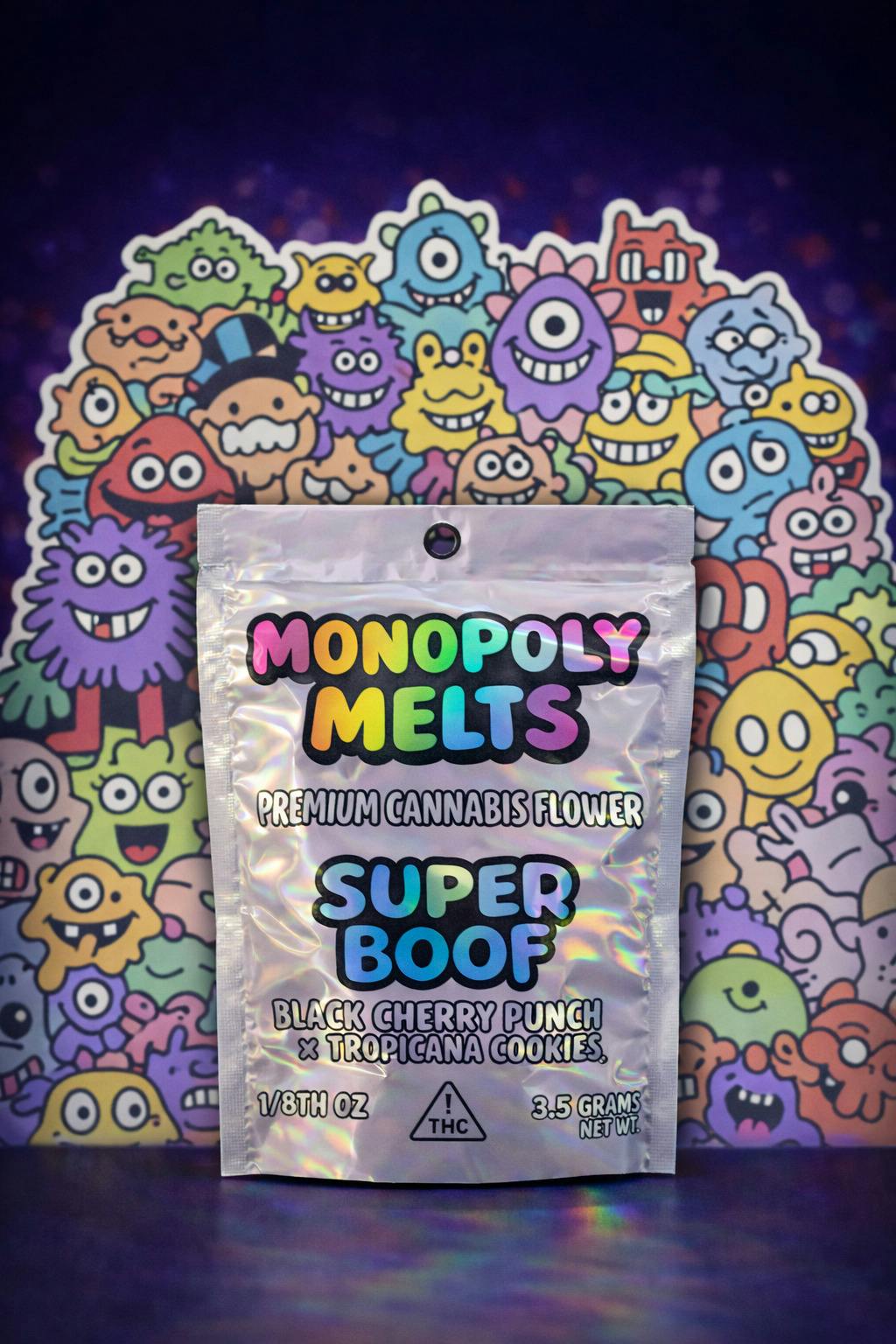 Monopoly Melts Super Boof Flower