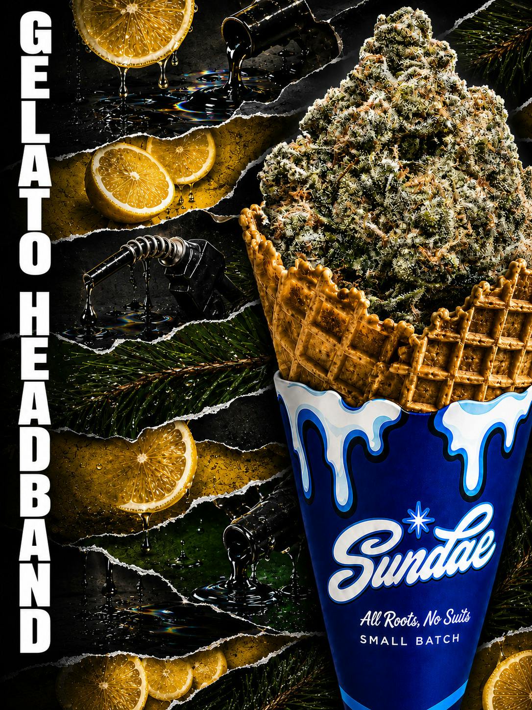 Sundae Co. Gelato Headband Flower