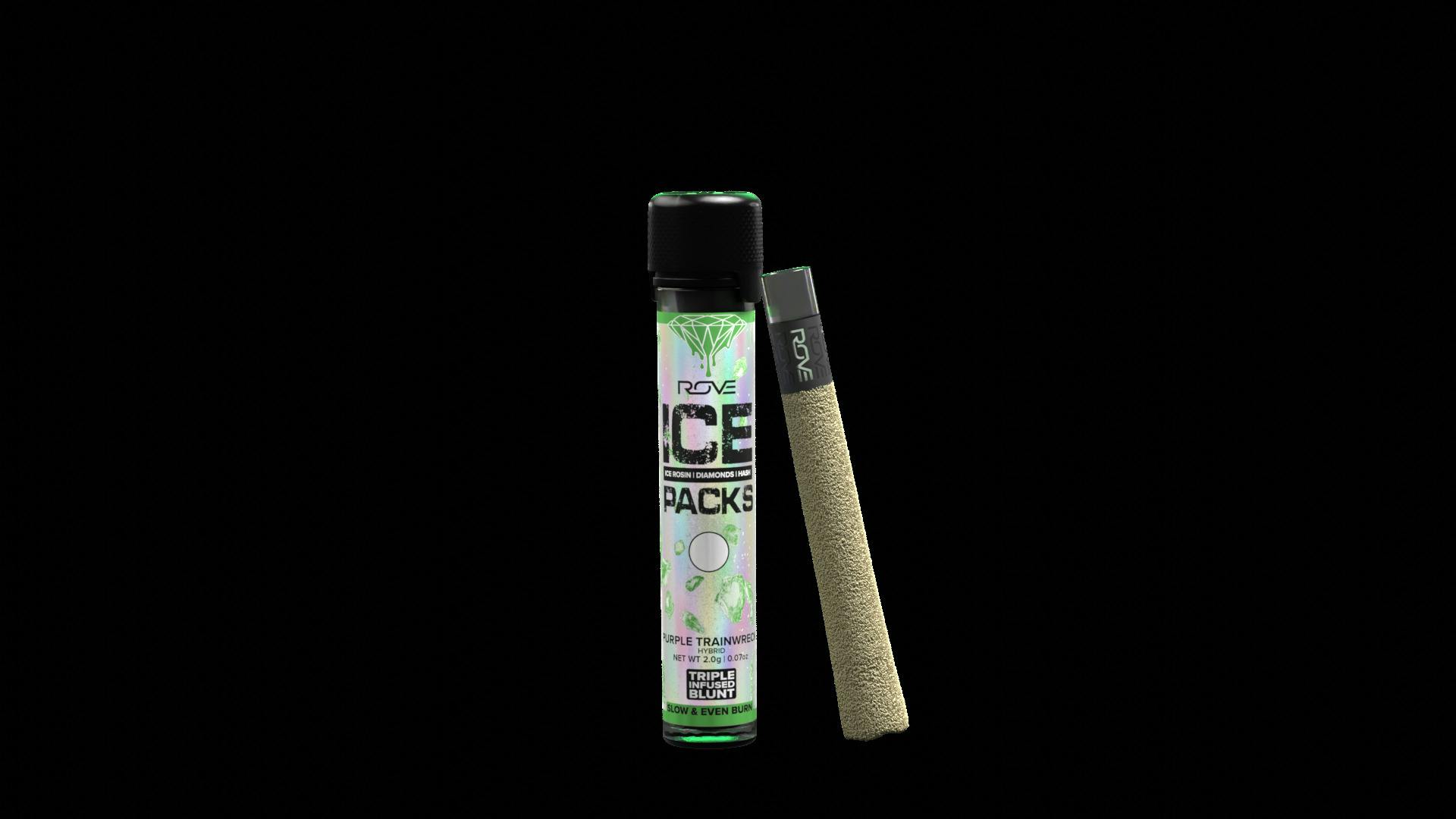 ROVE Purple Trainwreck (H) Ice Packs Infused Blunt