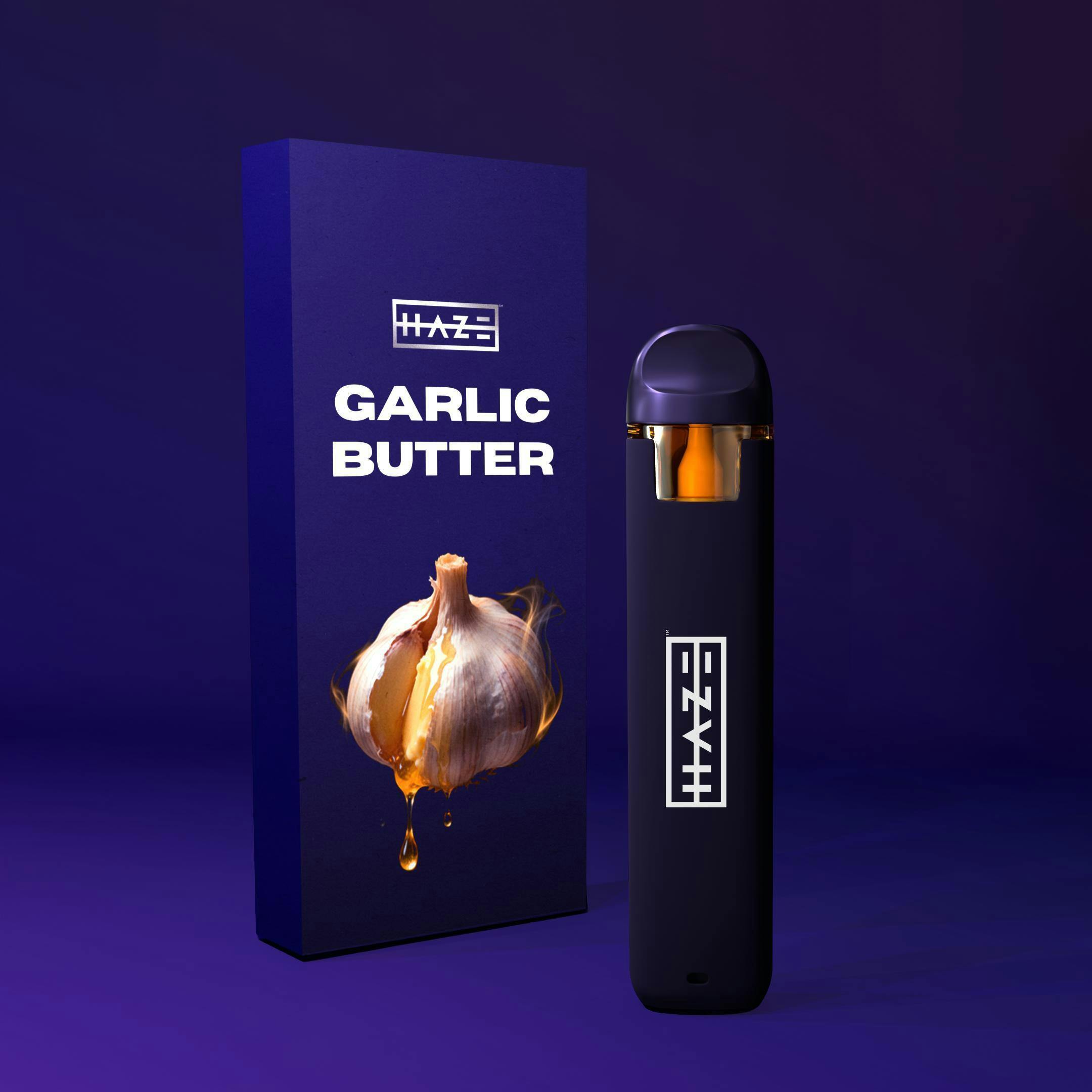 HAZE Garlic Butter (H) Live Resin Disposable Vape