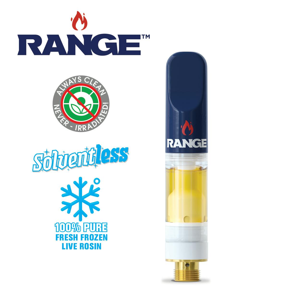 Range Sub Zero (H) Live Rosin Vape Cartridge