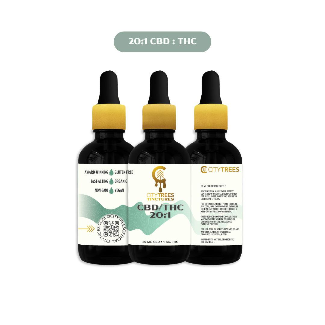 City Trees MCT 20:1 CBD/THC Tincture