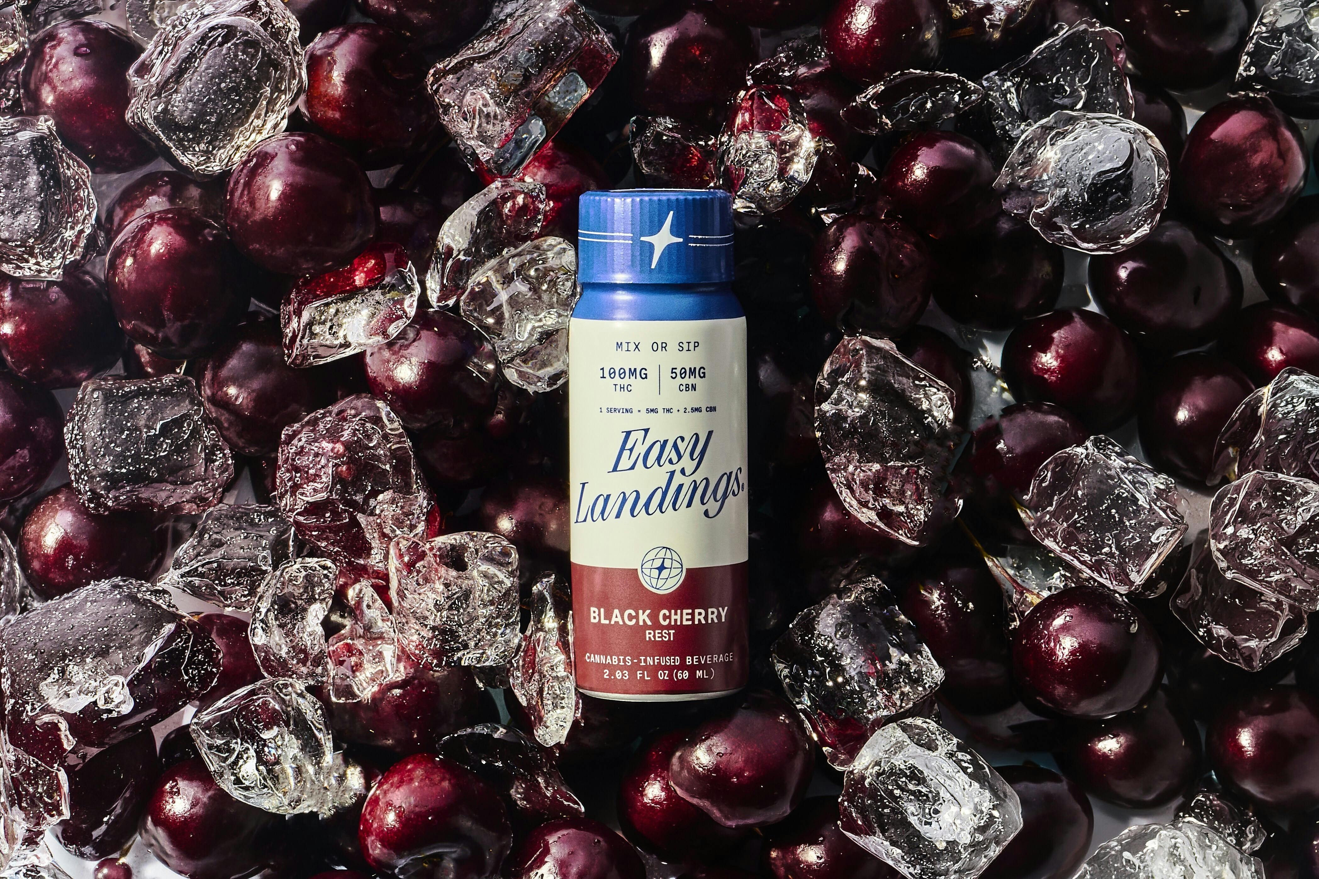 Easy Landings Black Cherry Rest 1:2 THC:CBN Beverage 100mg