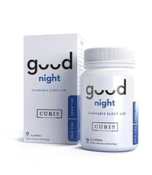 GI by Curio: Tablets | Sleep Tablets 2:1 CBN:THC | 300mg | 30pk