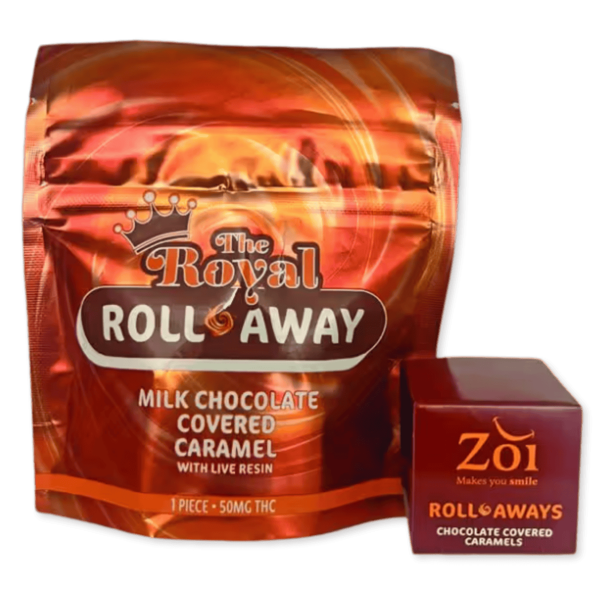 CHOCOLATE | LIVE RESIN | ROLL AWAY | ROYAL | 50MG | 1PK