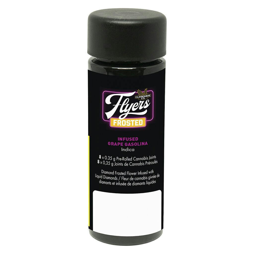 Flyers Frosted Infused Grape Gasolina Pre-Rolls - 8x0.35g
