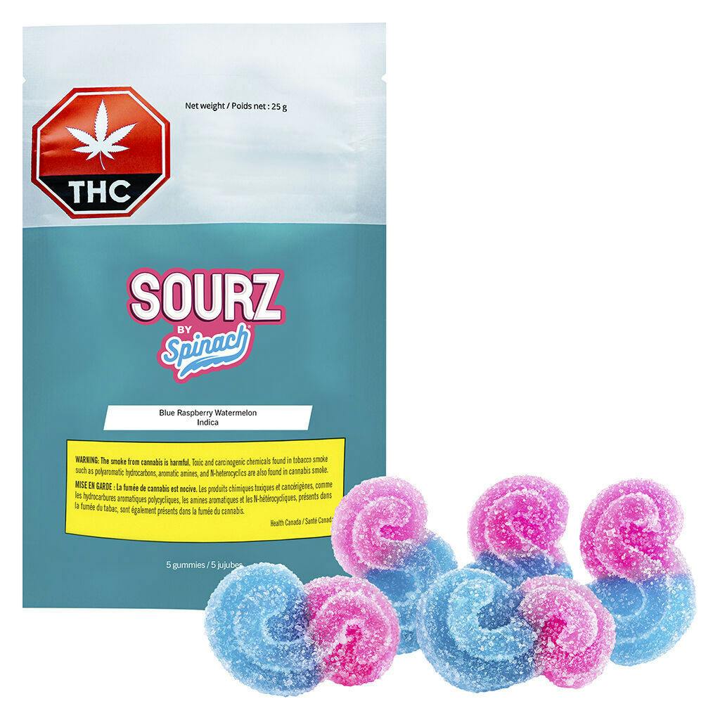Blue Raspberry Watermelon Indica - 5 pack