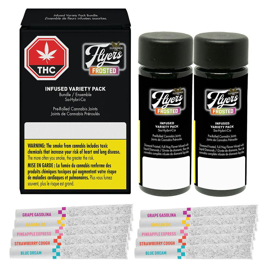 Flyers Frosted Infused Variety Pack Bundle - 10x0.5g