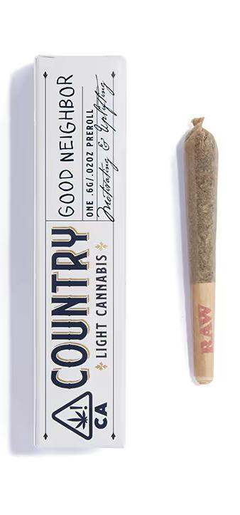 Good Neighbor [S] | 0.6G 1:1 CBD:THC | Single Pre-Roll | Country