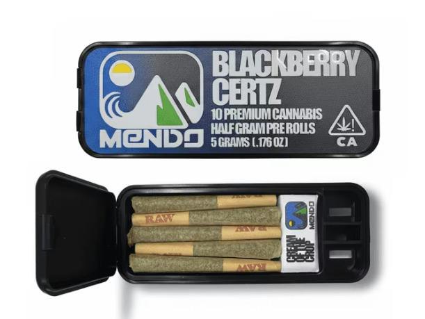 Blackberry Certz [I] | 5g (10pk) Pre-Rolls | Mendo