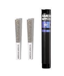 Blue Gummy [I] I 1g (2pk) Infused Pre-Rolls I American Weed Co.