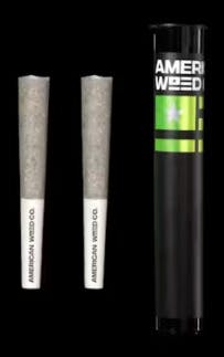 Apples & Bananas [H] I 1g (2pk) Infused Pre-Rolls I American Weed Co.