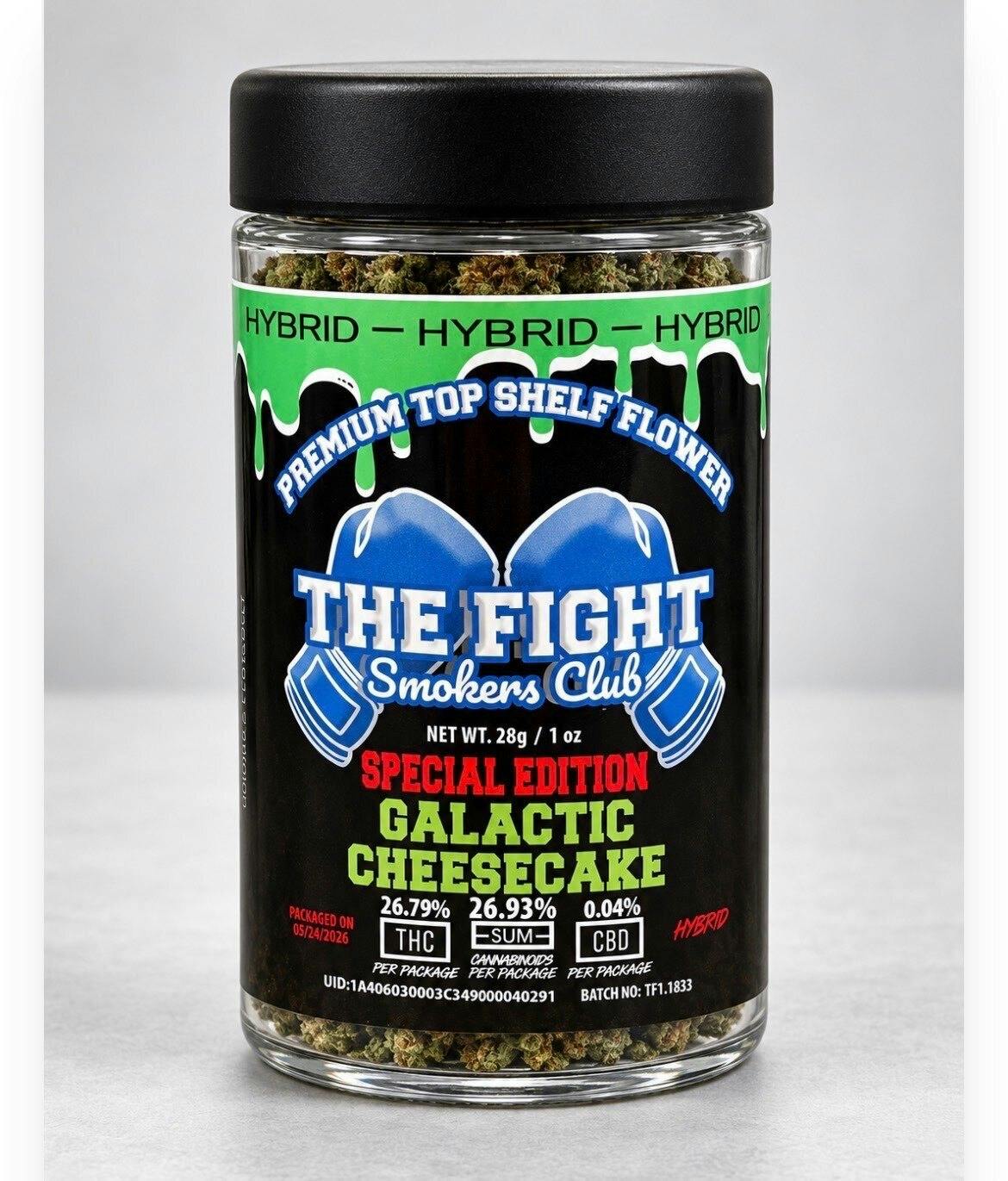 Galactic Cheese Cake [H] | 28g Extreme Flower | The Fight Smokers Club
