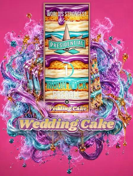 Wedding Cake [I] | 1G Rosin Moon Rock Pre-roll | Presidential