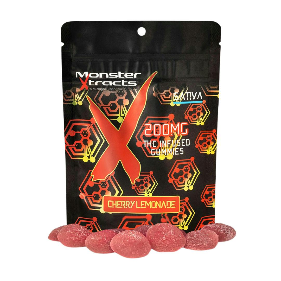 Monster X | Cherry Limeade Gummies | 10x20mg