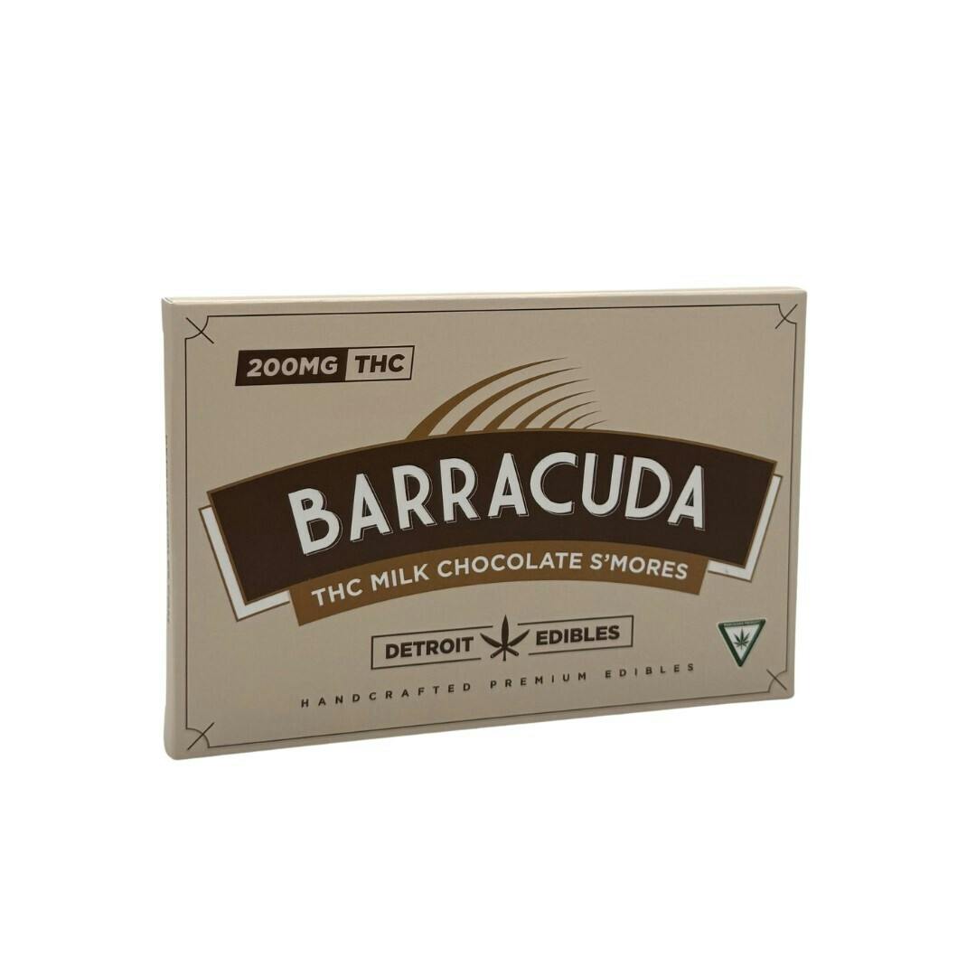 Detroit Edibles | Milk Chocolate S'mores Barracuda Bar