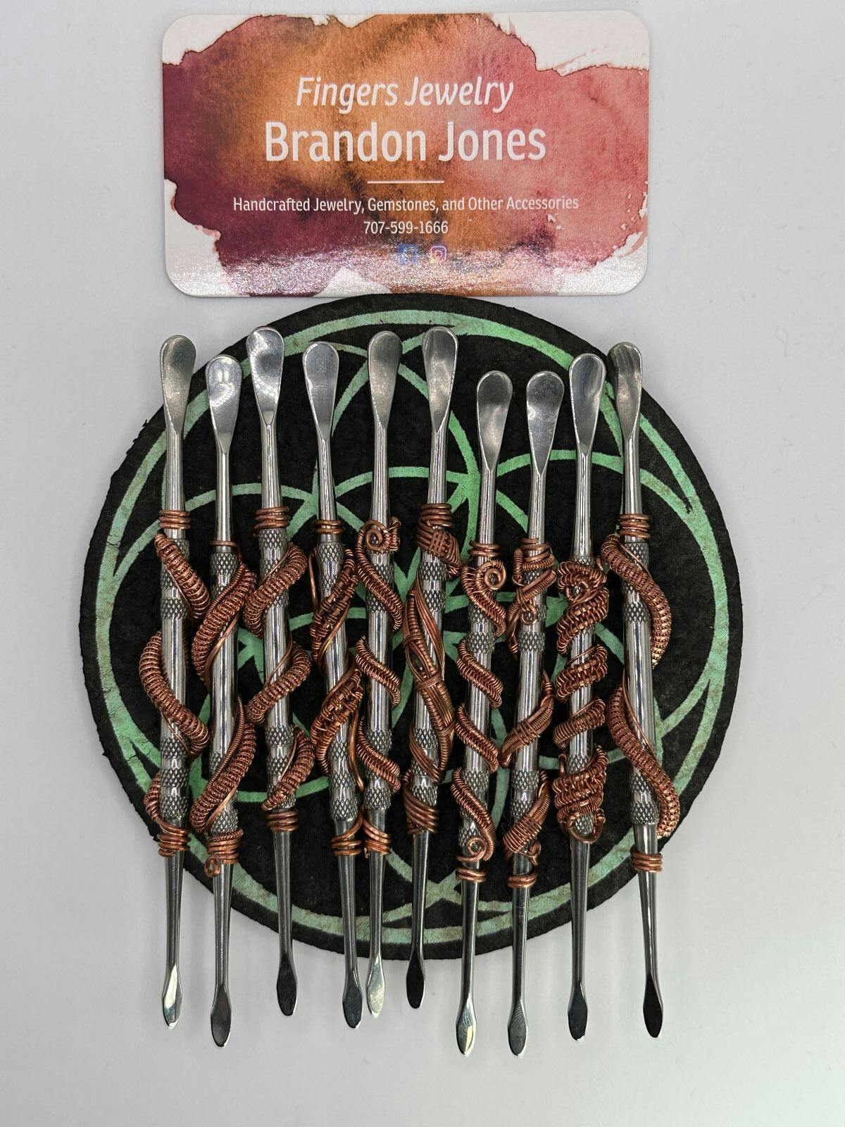 Fingers Jewelry Wire Wrapped Dab Tools $25