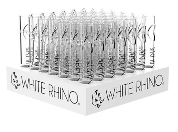 White Rhino Glass Steam Roller ND