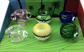 3 Monkey Glass Bowl $10 ND