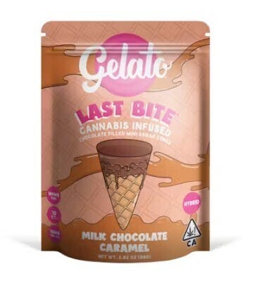 Gelato: Milk Caramel Last Bite Cones