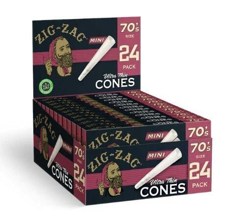 Zig Zag Ultra Thin Mini Cones 24pk PD # 53507