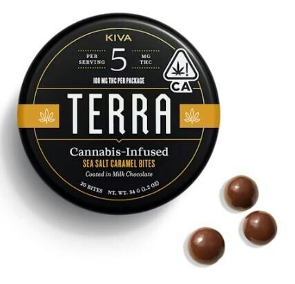 Terra | Milk Chocolate Sea Salt Caramel | 100mg | 20ct | 5mg/ea
