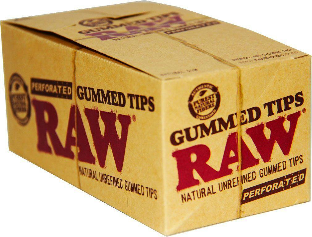 RAW Gummed Tips 33ct PD # 13226