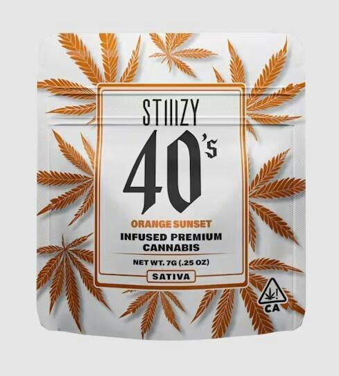 - ORANGE SUNSET - 7G 40's Infused Flower
