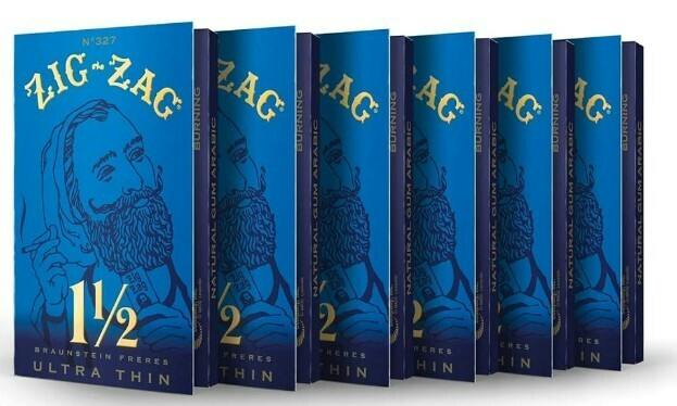Zig Zag Blue Ultrathin 1 1/2 ND #24105