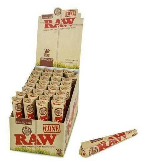 RAW Organic Hemp Cones King 3pk #22024
