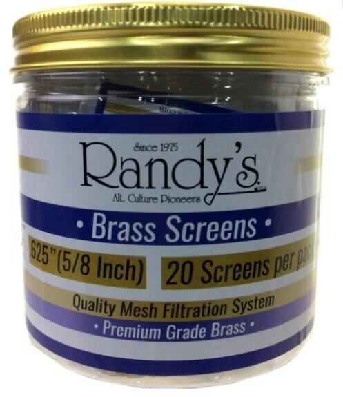Randy's .625 Brass Screens 20pk #41727