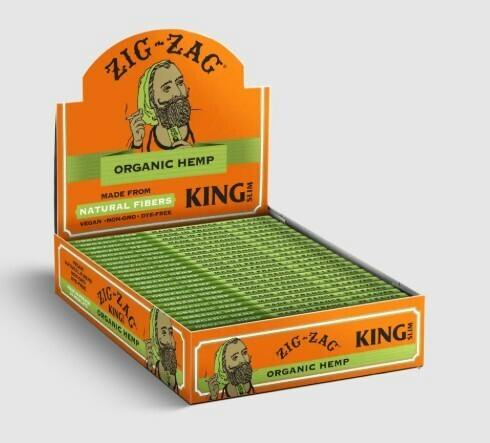 Zig Zag King Slim Organic Hemp Papers PD $3