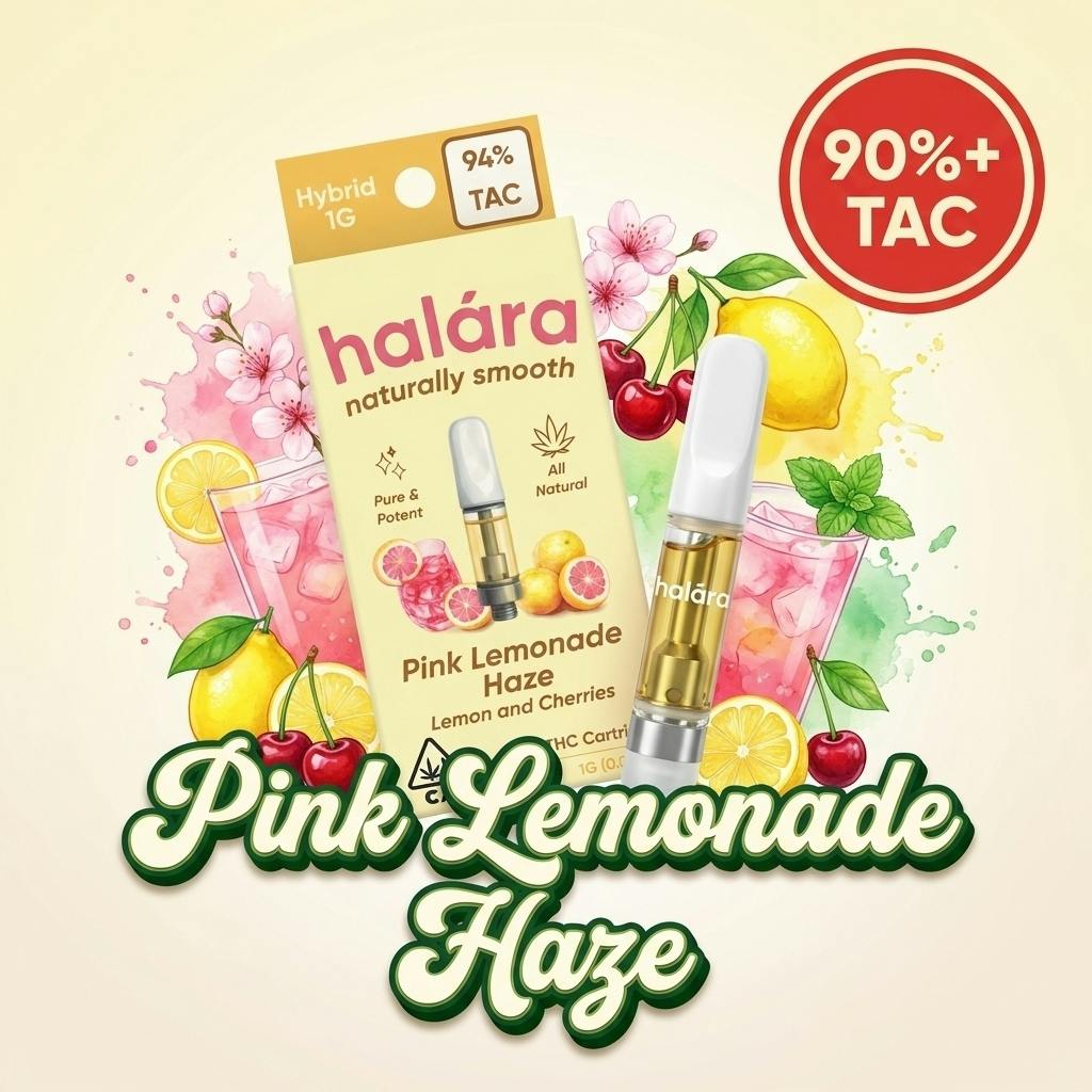 Halara 1g Pink Lemonade Haze Cartridge