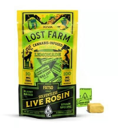 Lost Farm Lemonade Fatso Live Rosin Chews