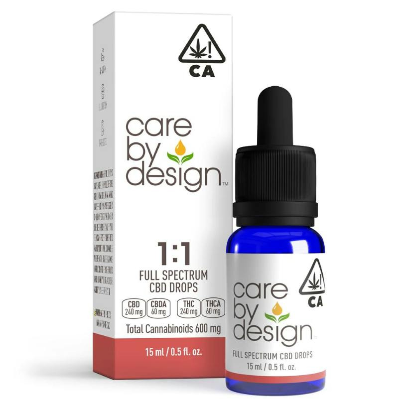 Care By Design | 1:1 Full Spectrum CBD Drops 15ml