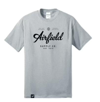 AIRFIELD RWC SHIRT - HEATHER GREY AND BLACK - Large