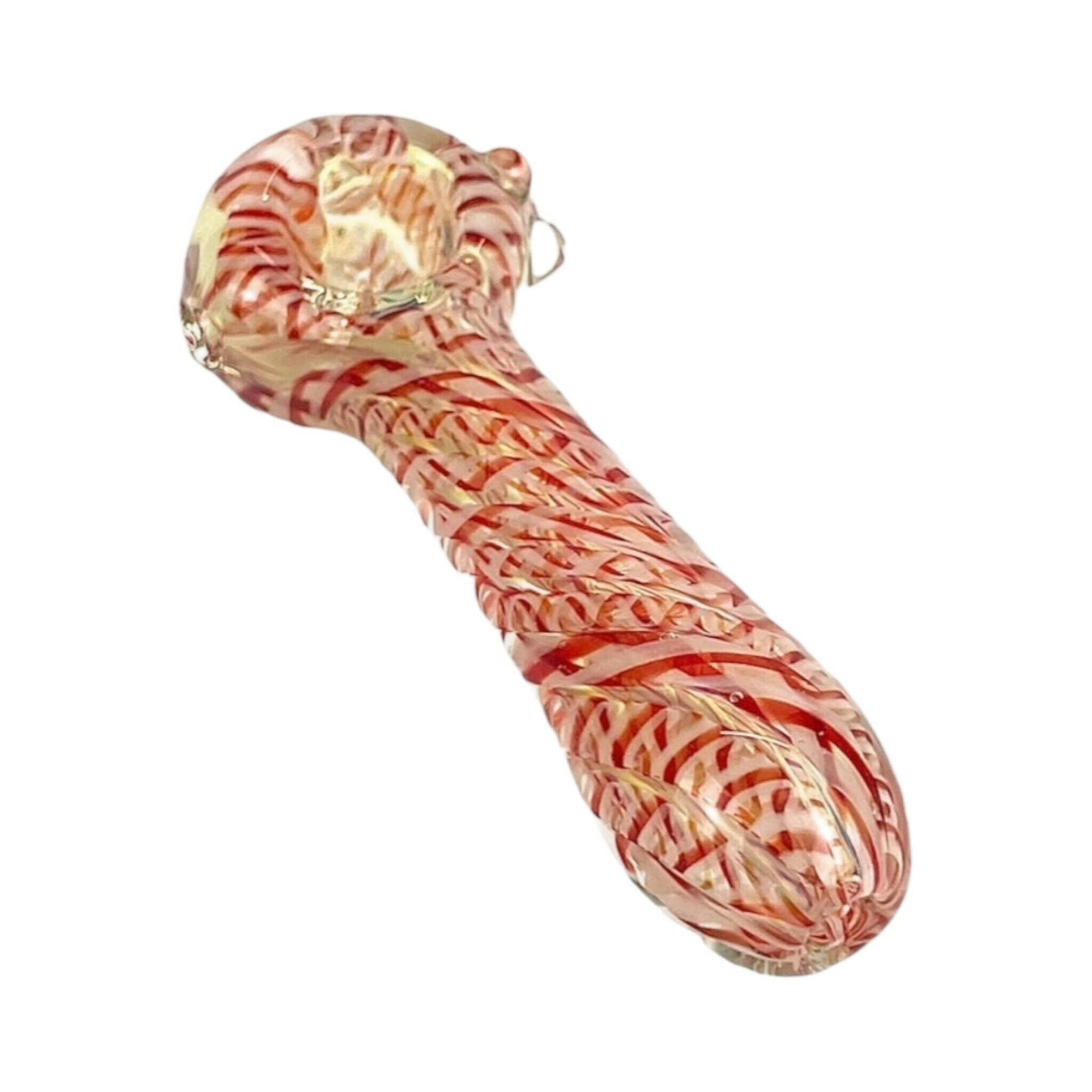 25 - HANDBLOWN MEDIUM GLASS PIPE - One Size