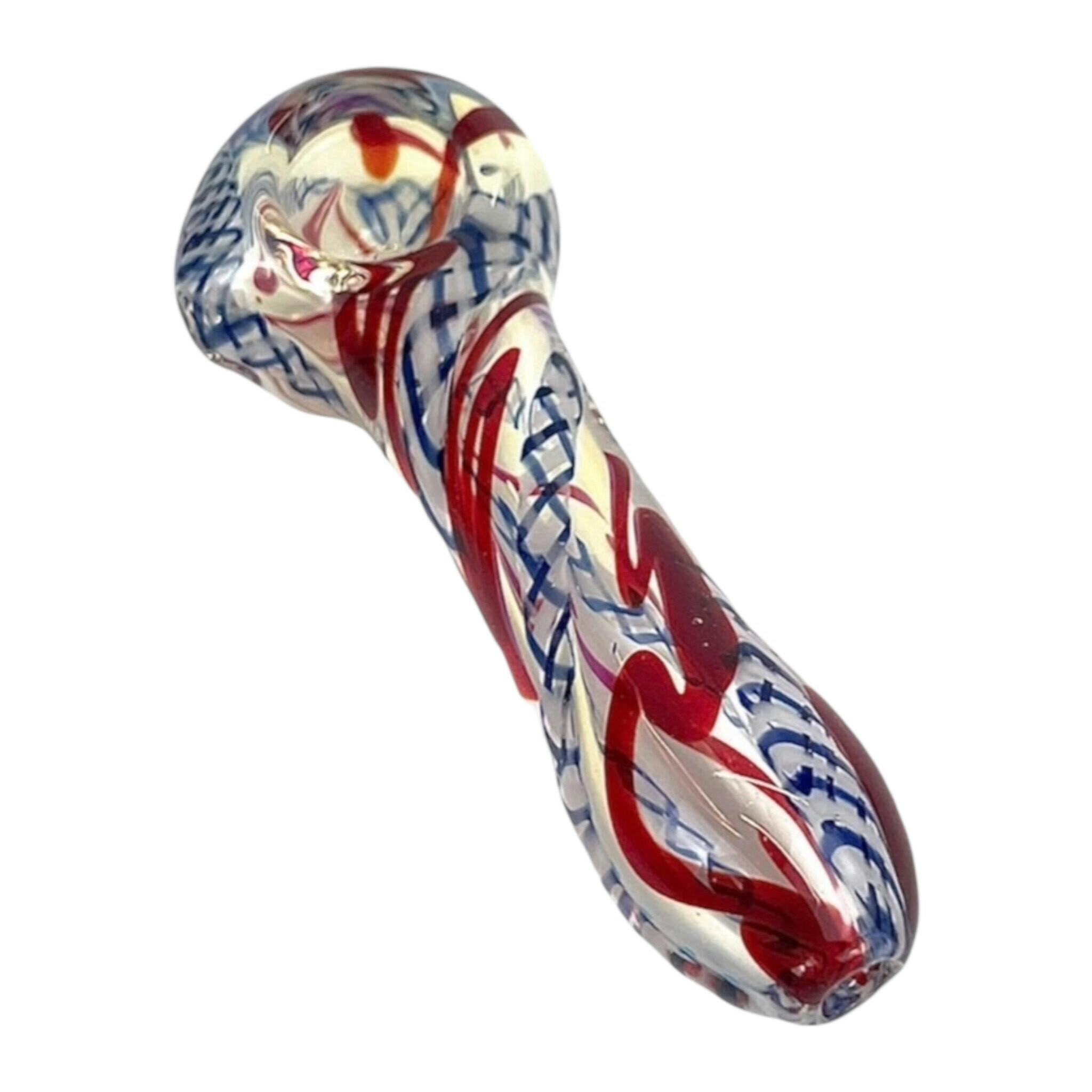 26A - HANDBLOWN LARGE GLASS PIPE - One Size