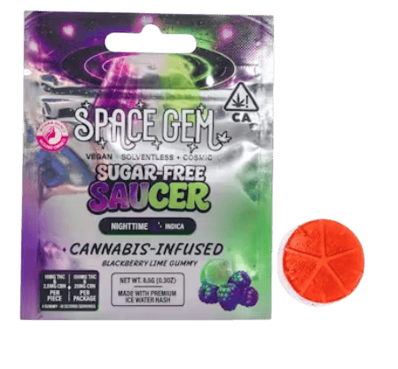 BLACKBERRY LIME - CBN SUGAR FREE FLYING SAUCER - 100 mg