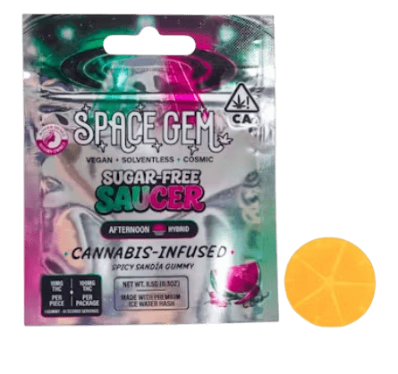 SPICY SANDIA - SUGAR FREE FLYING SAUCER - 100 mg
