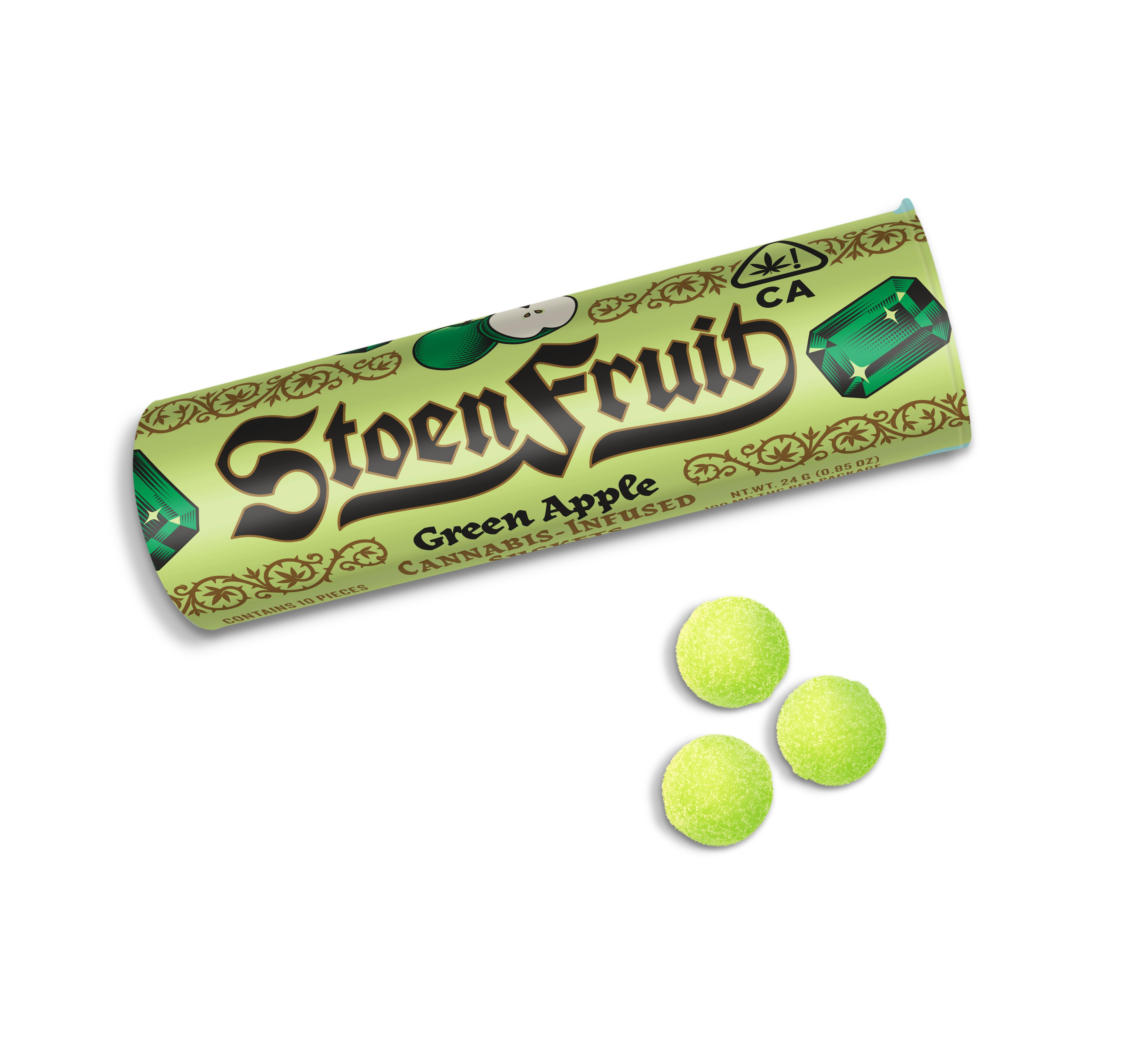 GREEN APPLE - HARD SUCKETS - 100 mg - 10 Pack