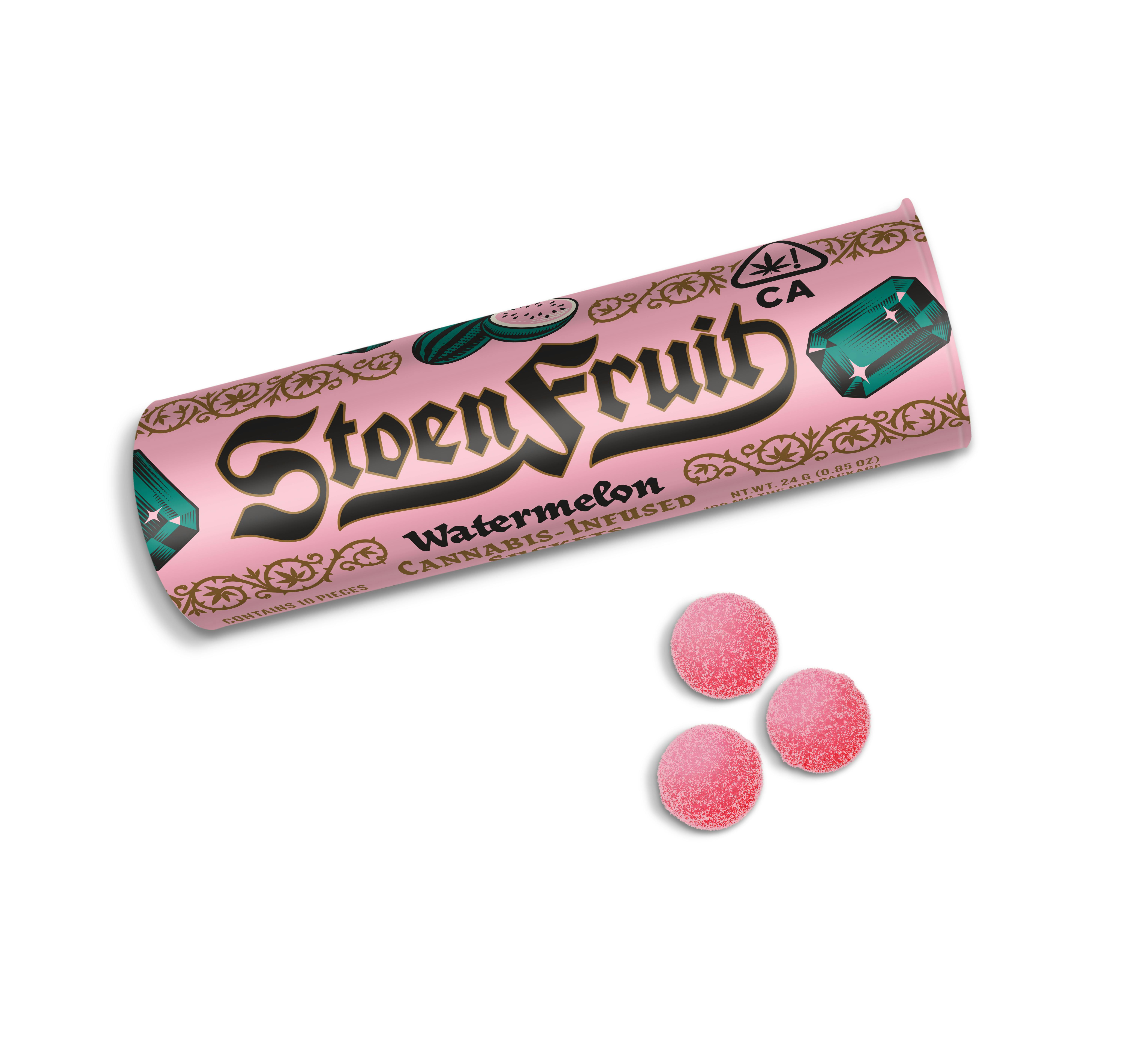 WATERMELON - HARD SUCKETS - 100 mg - 10 Pack