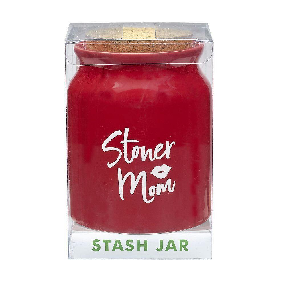 Stoner Mom Stash Jar Red