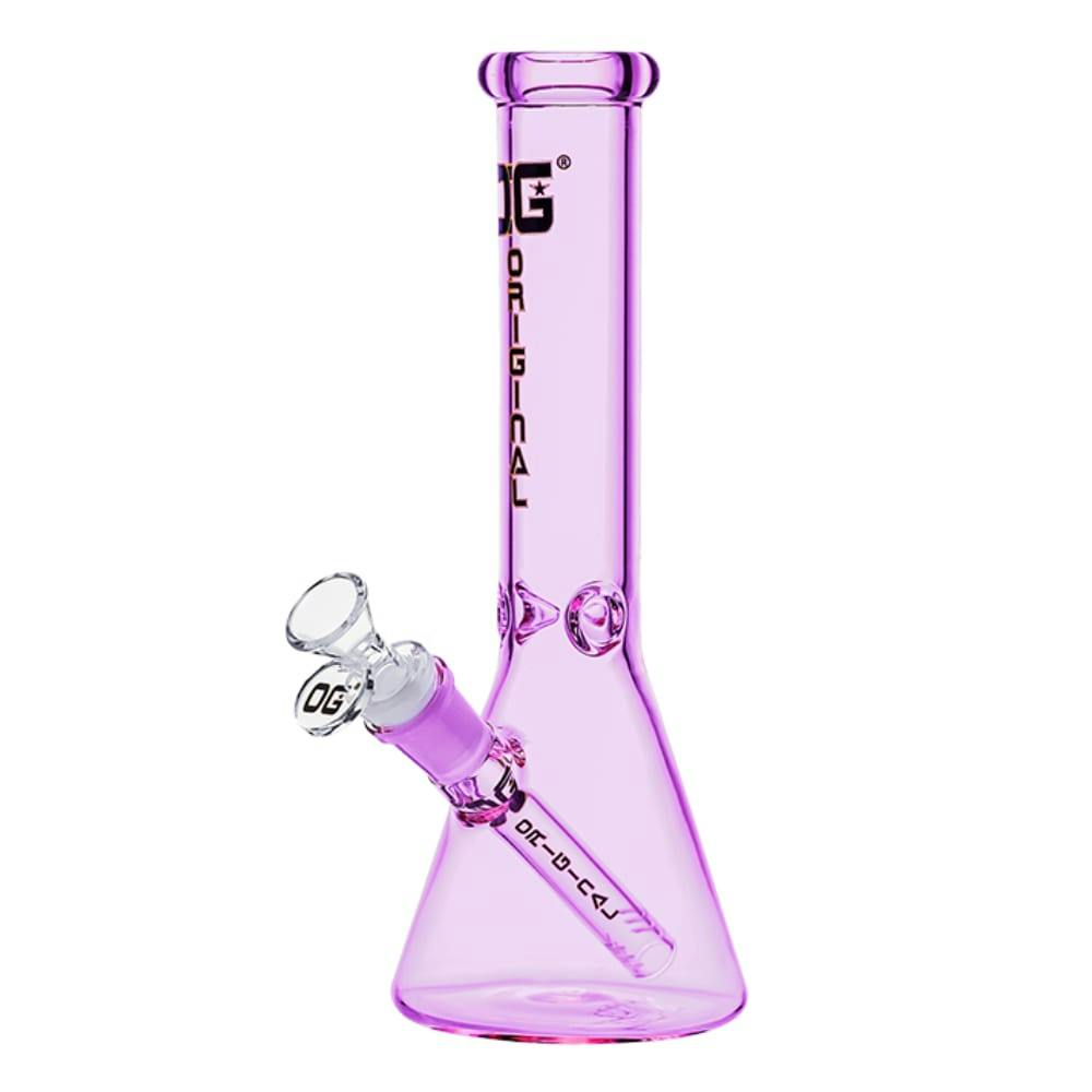 10" OG Original Coloured Beaker - Pink