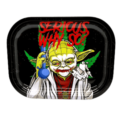 Serious Why So Metal Rolling Tray - Small