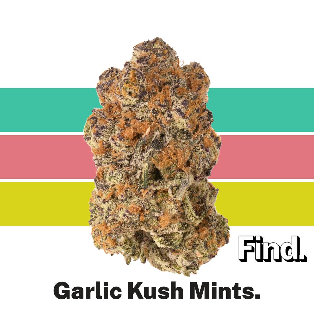 Find. Garlic Kush Mints Whole Flower 3.5g